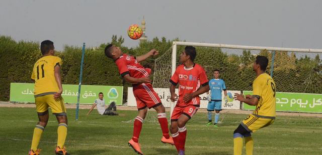 جانب من مباراة خدمات البريج والنصيرات