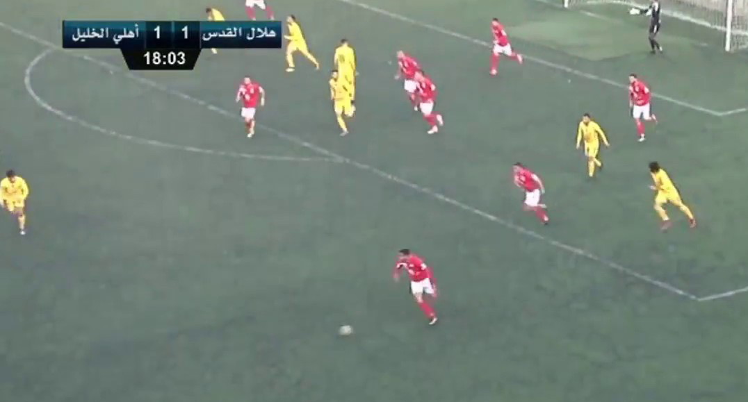 جانب من المباراة