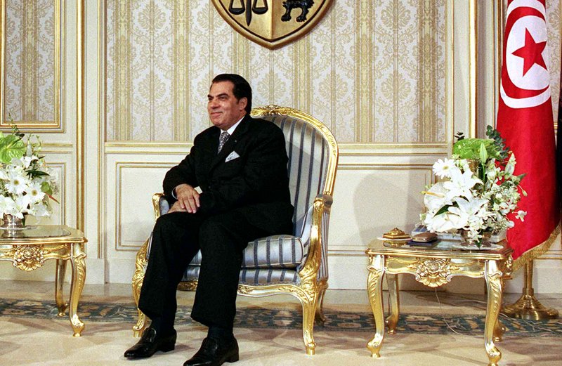 الرئيس السابق زين العابدين بن علي (الأرشيف)