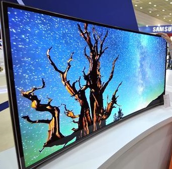 تلفزيون سامسونج المنحني