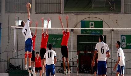 أحد لقاءات دوري الطائرة