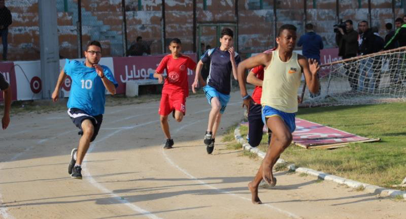 جانب من أحد السباقات لاتحاد ألعاب القوى