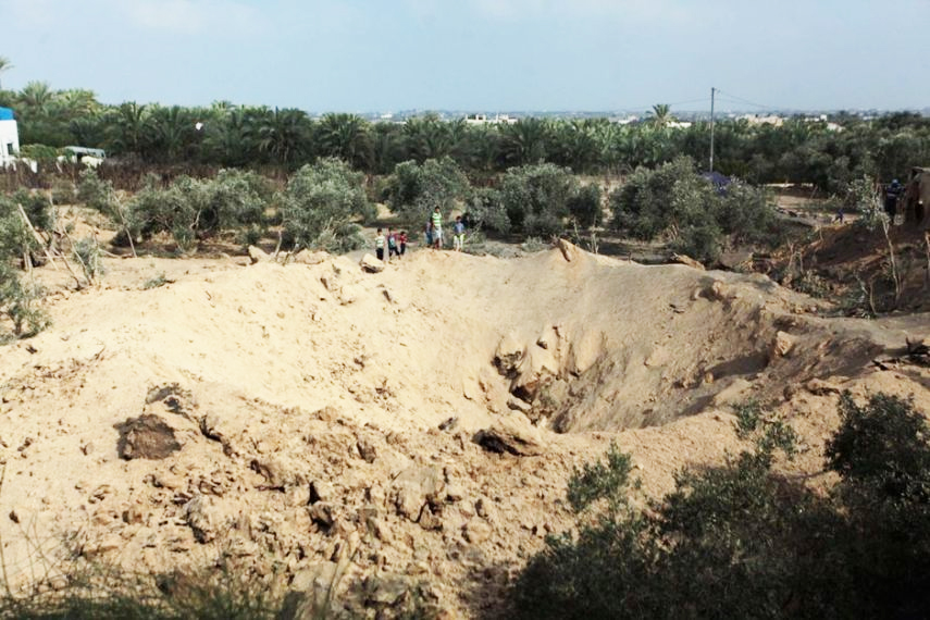 استهداف الاراضي الزراعية بالقصف الاسرائيلي