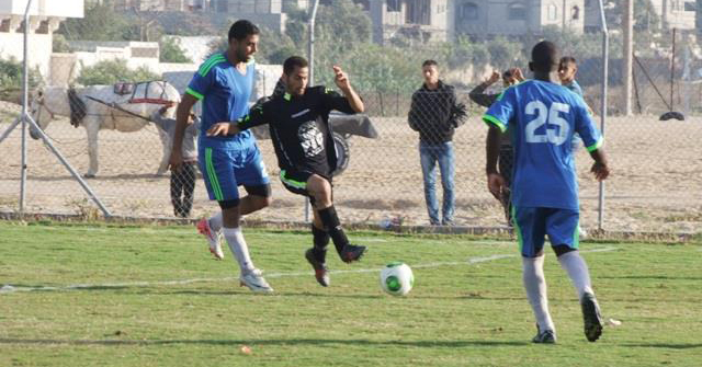 جانب من المباراة