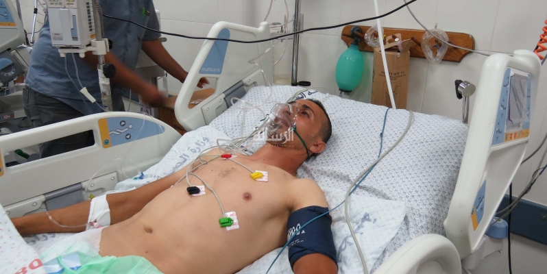 صورة الموظف المصاب