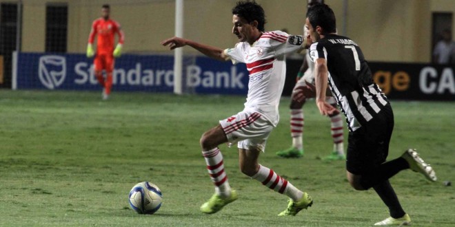 جانب من مباراة سابقة للزمالك