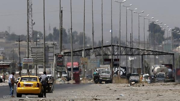 نقطة تفتيش بالموصل يسيطر عليها عناصر من تنظيم "الدولة الإسلامية" 