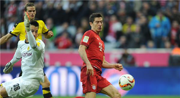 جانب من المباراة