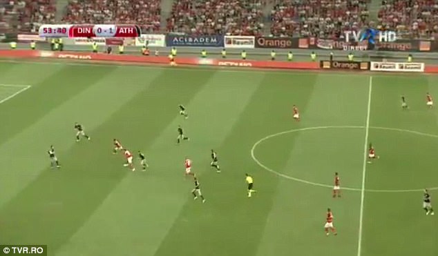 جانب من المباراة