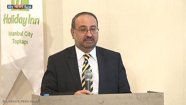 أحمد طعمة الخضر رئيس الحكومة السورية المؤقتة. أرشيف