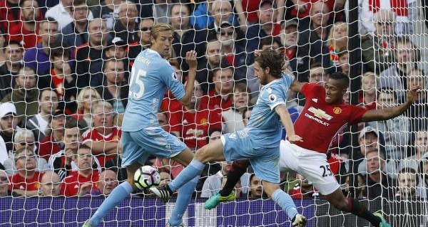 جانب من المباراة