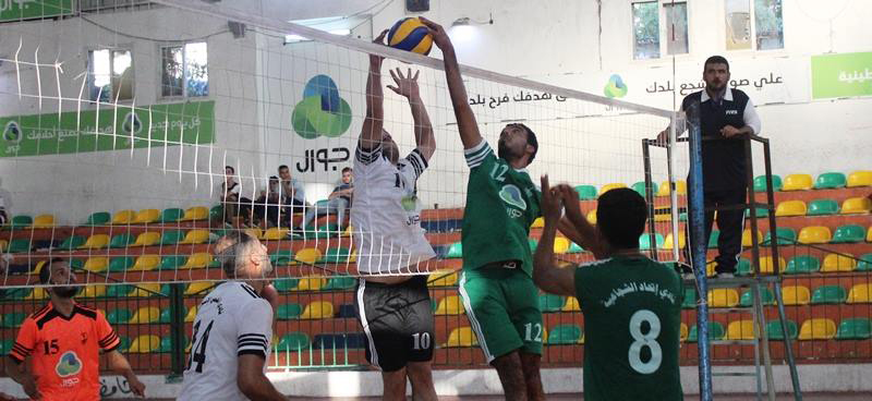 جانب من أحد مباريات دوري الطائرة