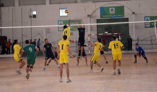 أحد لقاءات الطائرة في قطاع غزة