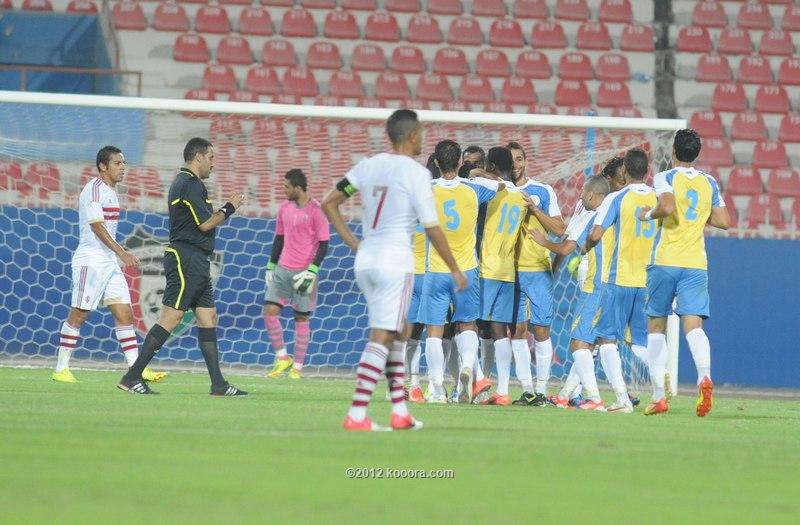 فرحة لاعبي الاسماعيلي بالهدف الأول