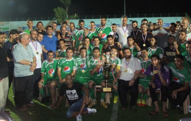 فريق الجمعية الإسلامية بطل الكأس الماضي