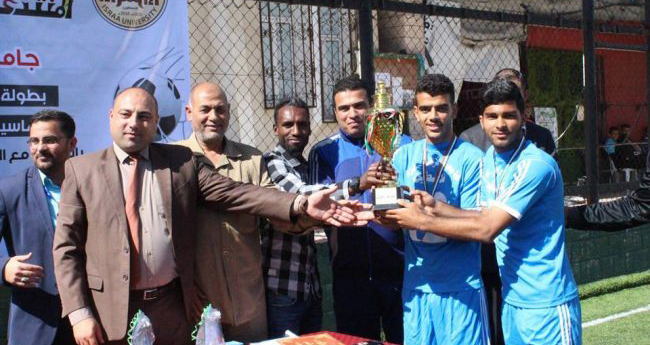 جانب من تتويج جامعة الأزهر باللقب