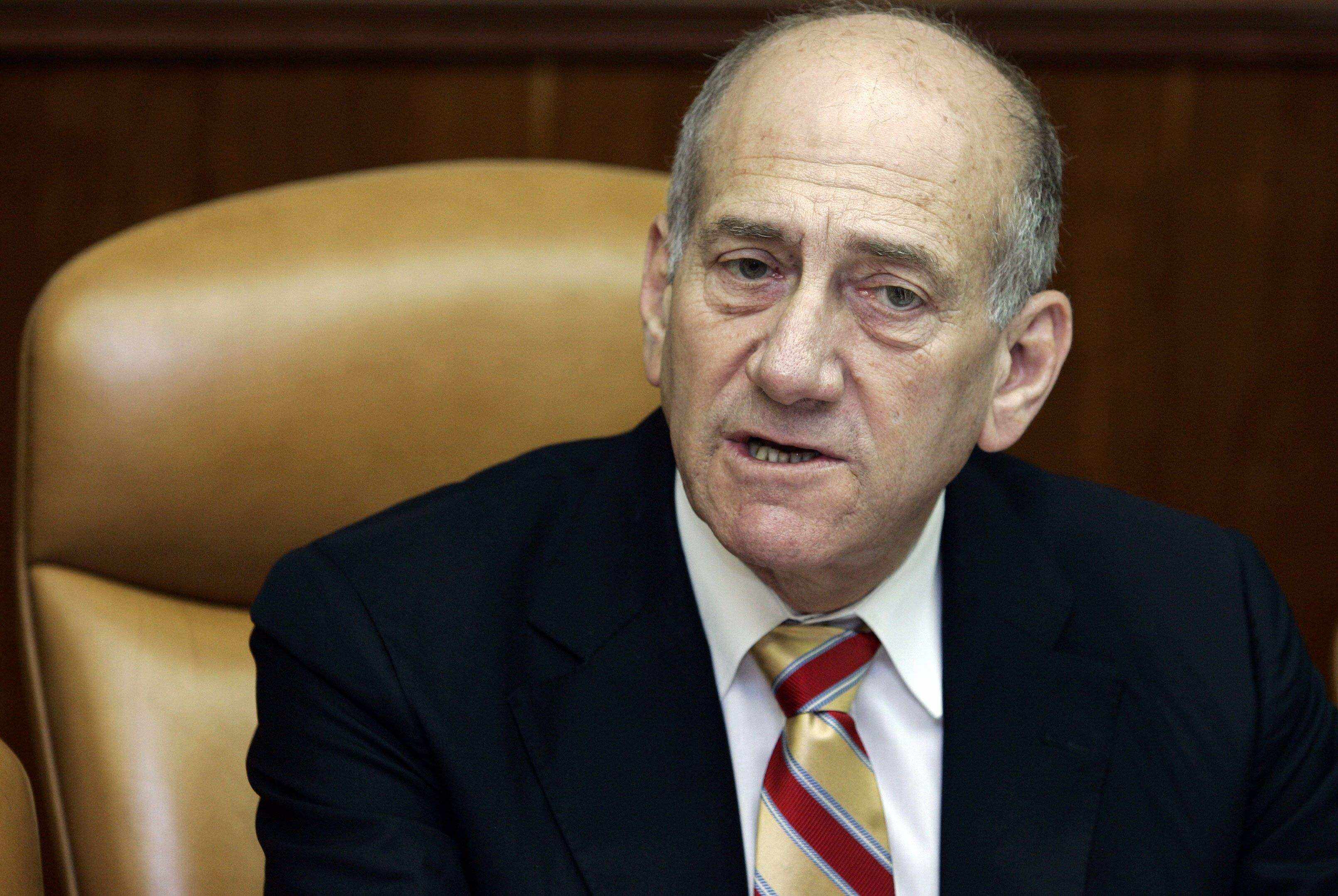 رئيس الوزراء" الإسرائيلي" السابق أيهود أولمرت