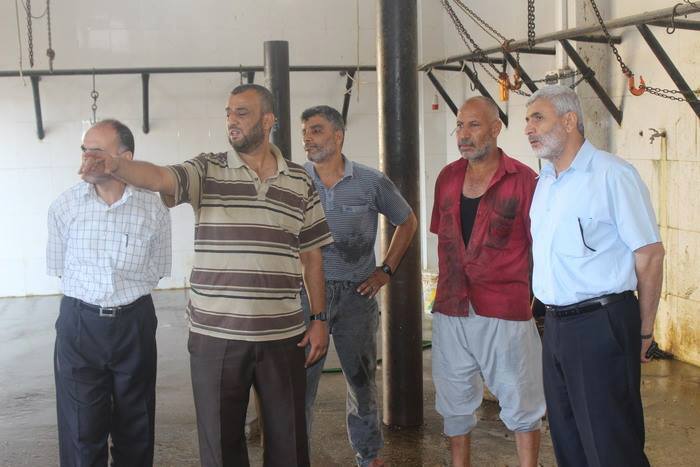 خلال الجولة التفقدية للمسلخ البلدي