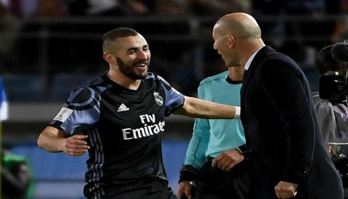 زيدان وبنزيما