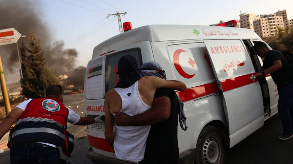 مصاب خلال المواجهات