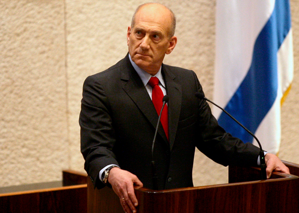  رئيس الوزراء (الاسرائيلي) السابق إيهود أولمرت