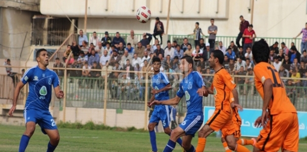 من لقاء اتحاد خانيونس وشباب رفح بالدوري