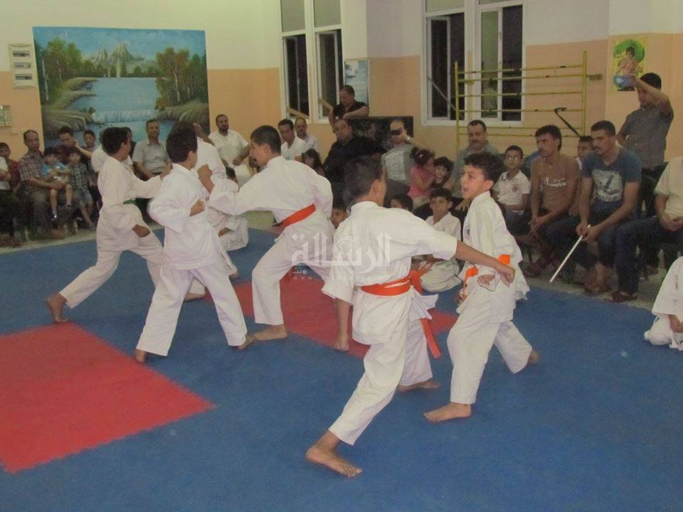 جانب من تدريبات مدرسة المشتل