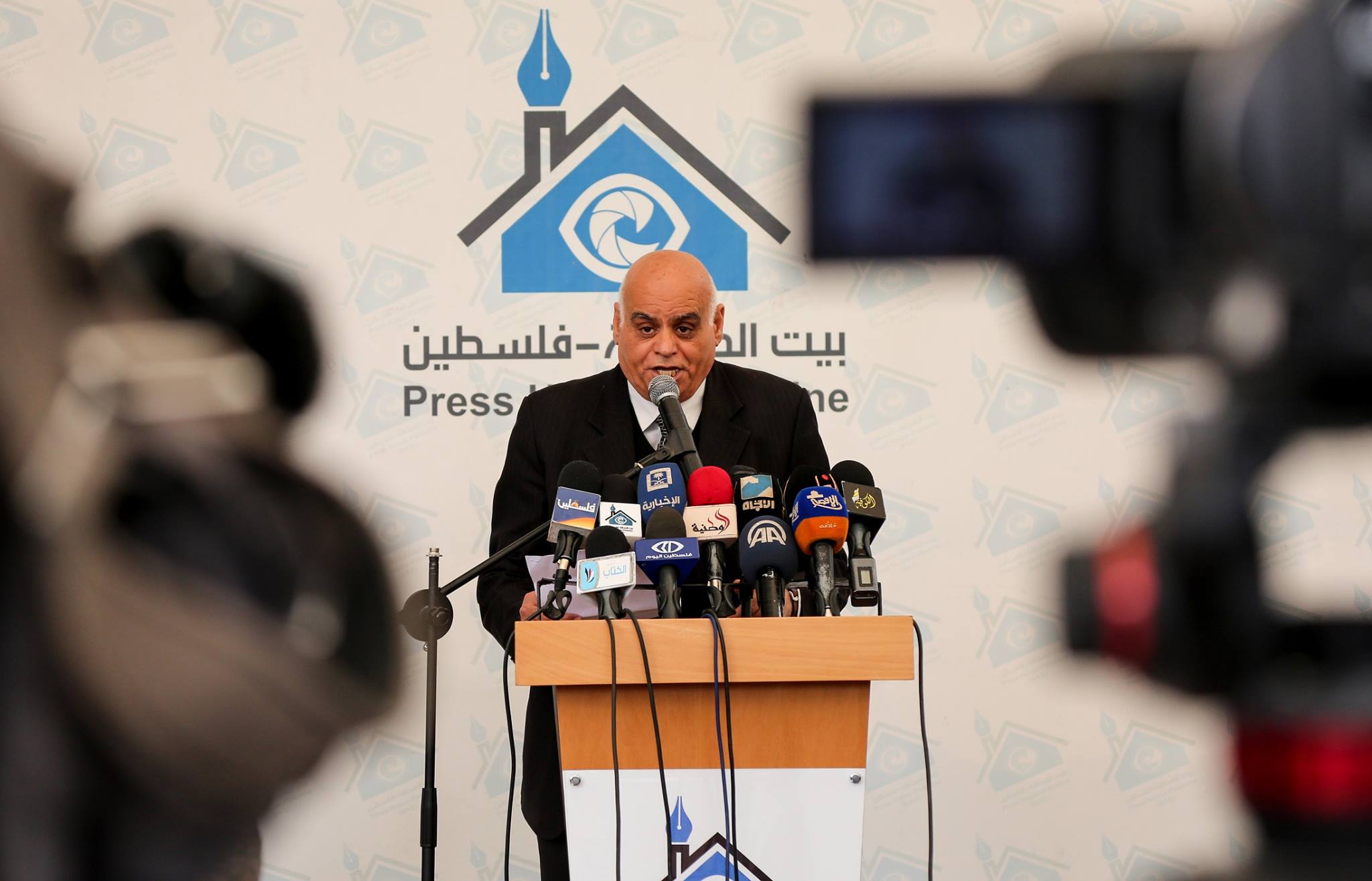 جانب من المؤتمر الصحفي