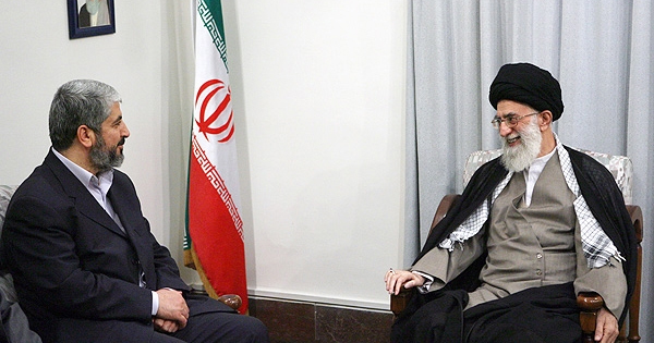 حسن روحاني يلتقي خالد مشغل (أرشيف)