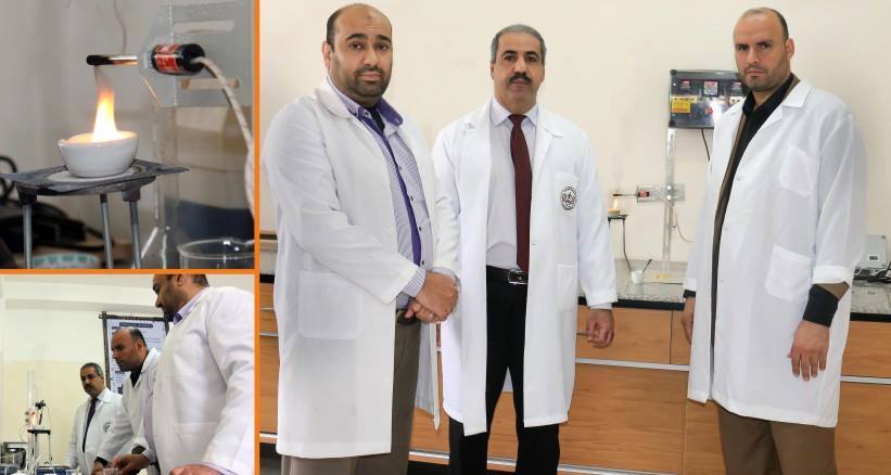 الباحثون من جامعة الإسراء بغزة