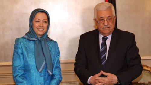 رئيس السلطة يستقبل رئيسة المعارضة الإيرانية مريم رجوي