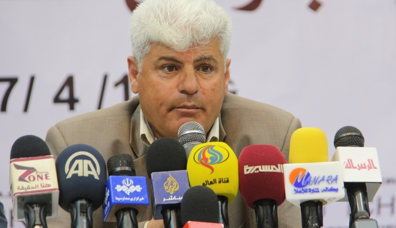 نقيب الموظفين العموميين بالسلطة الفلسطينية في قطاع غزة عارف أبو جراد