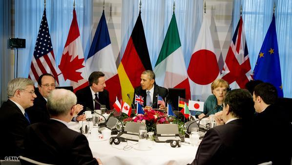 زعماء الدول السبع الكبرى اقرروا عقد قمة الثمانية بدون موسكو