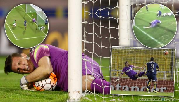 تصديات خرافية للحارس أرماني