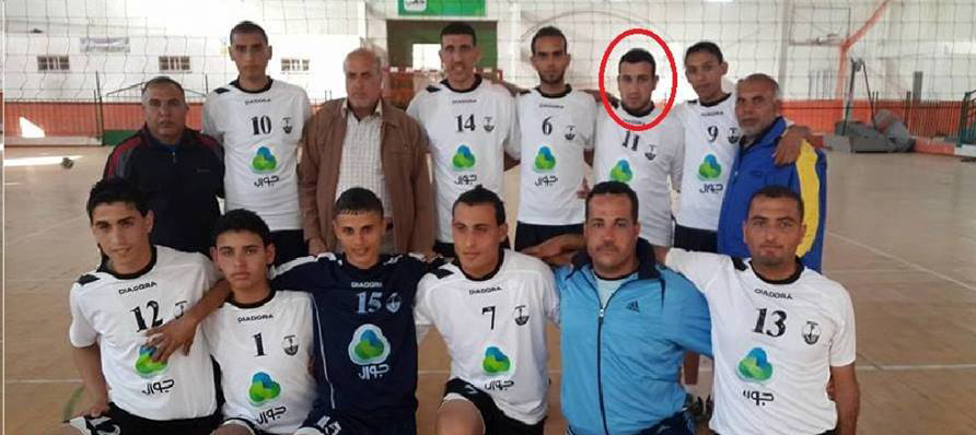 عبد الناصر العجوري لاعب نادي السلام لكرة الطائرة