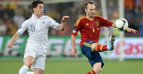 أحد مباريات منتخب إسبانيا السابقة