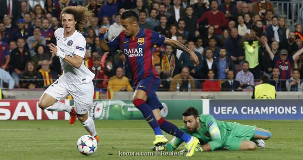 لحظة إحراز نيمار الهدف الأول