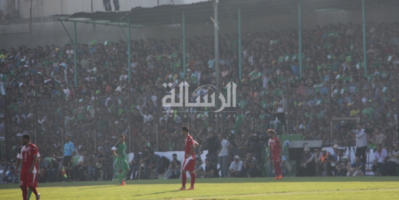 صورة للجماهير في غزة للدلالة