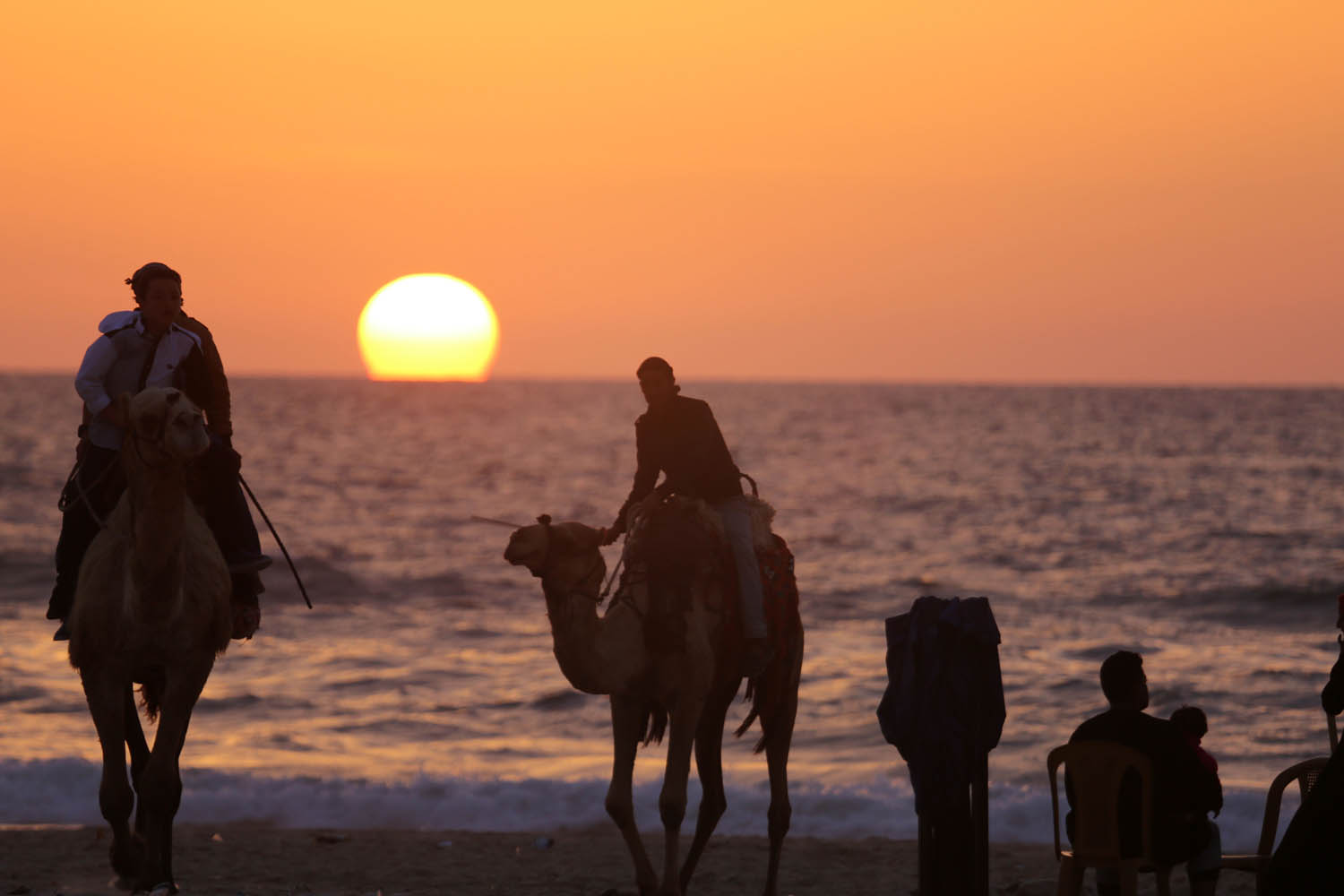 شاطئ بحر غزة