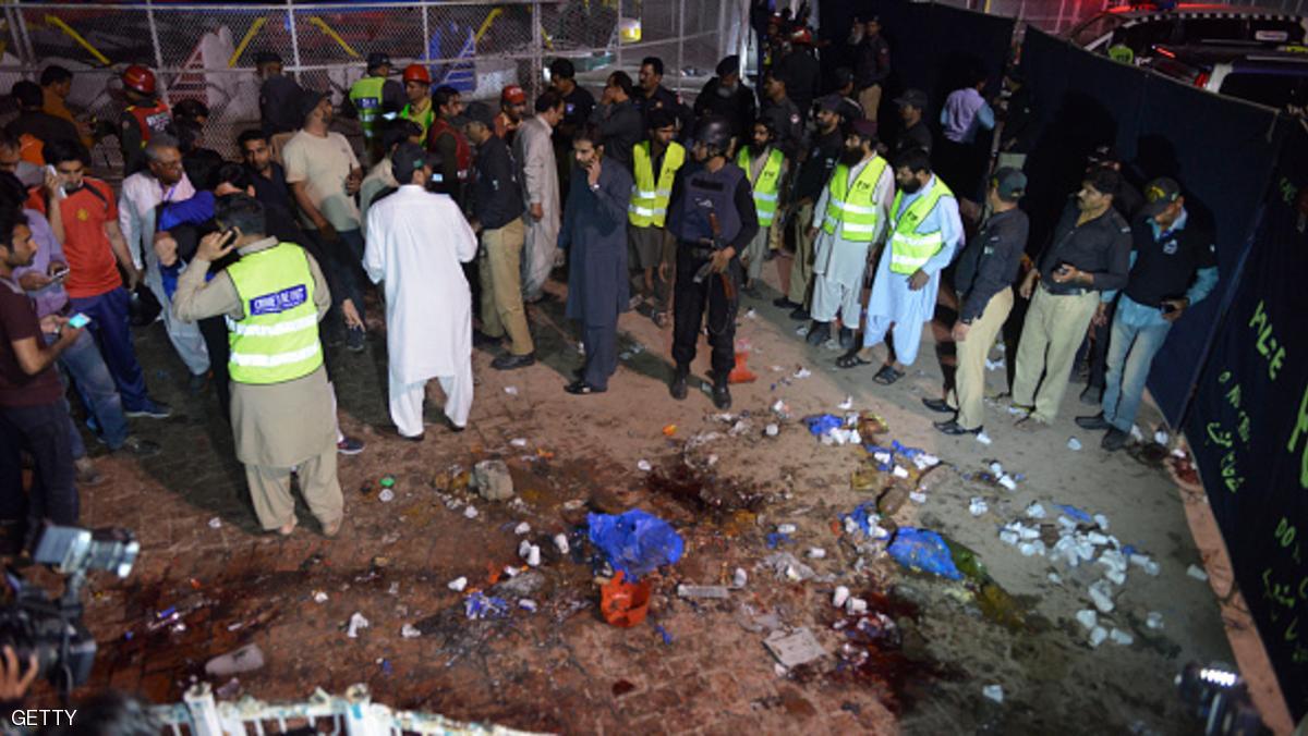 انفجار منتزه في باكستان