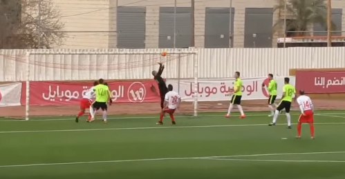 جانب من المباراة