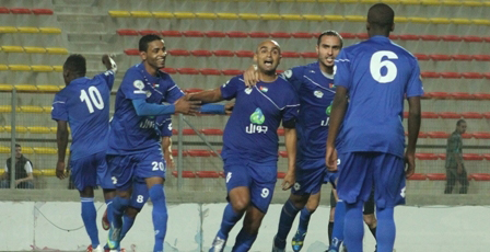 فرحة لاعبي هلال القدس بالفوز