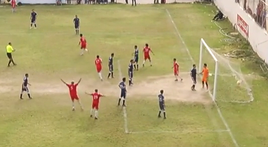 جانب من المباراة