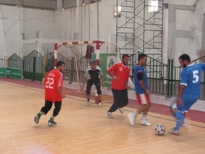 جانب من مباراة سابقة للأمن الوطني
