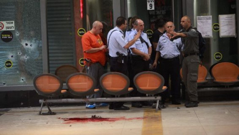 قوات الشرطة الاسرائيلية في مكان العملية