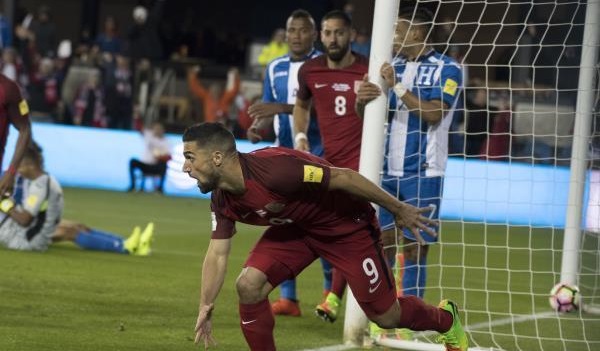 فرحة لاعبي أمريكا بالفوز