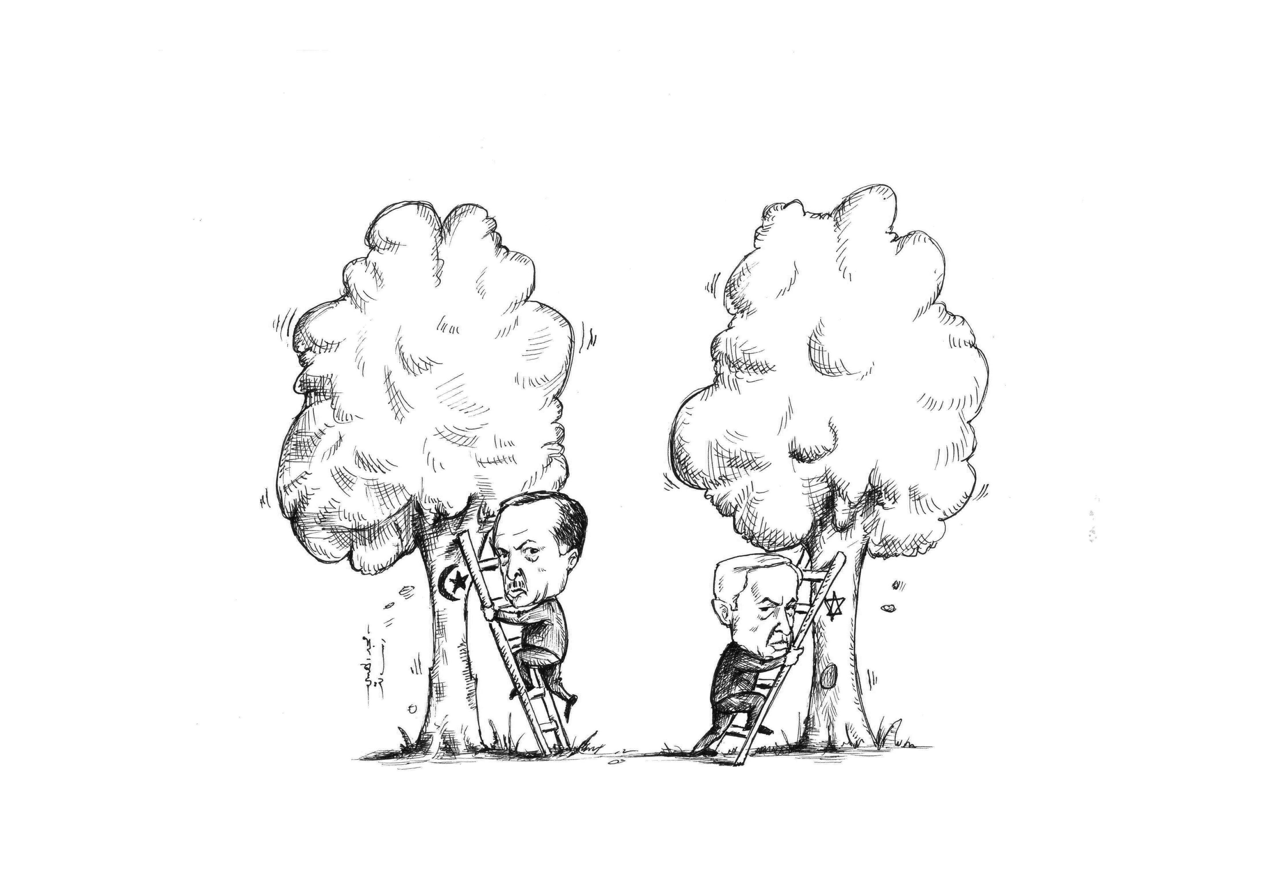 رسمة الفنان مجد الهسي