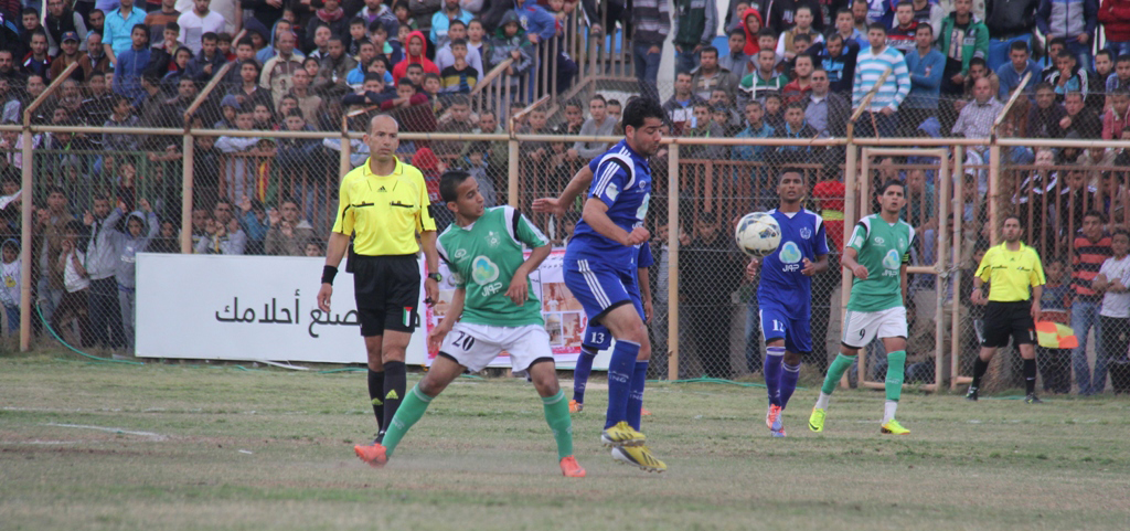 جانب من ديربي رفح