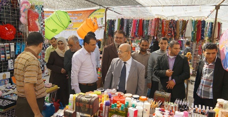 جانب من المعرض التجاري