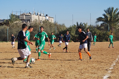 جانب من المباراة